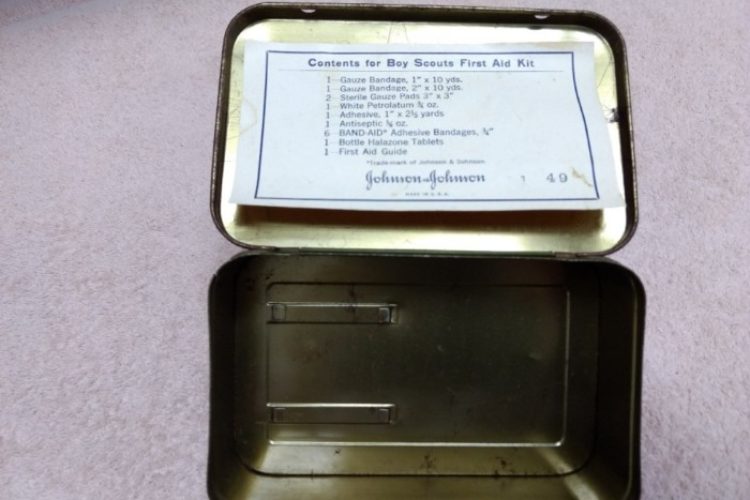 Boy Scout Tin Inside Boy Scout Tin Inside