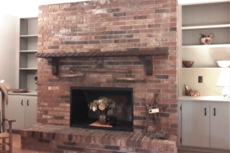 Brick Fireplace & Built-ins Brick Fireplace & Built-ins