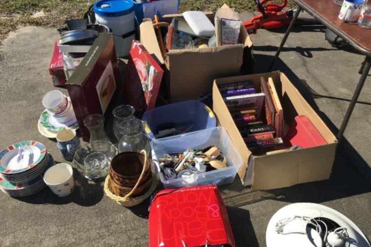 Yard sale leftovers Yard sale leftovers