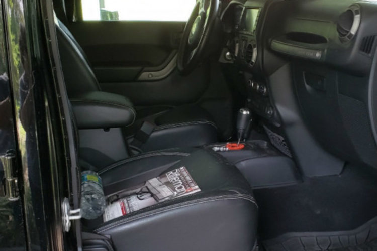 Jeep interior front Jeep interior front