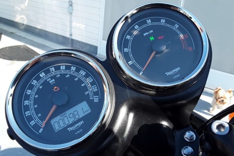 Odometer reading Odometer reading