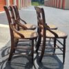 side view 4 chairs with low arms side view 4 chairs with low arms