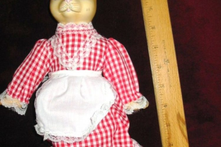 vintage cat doll