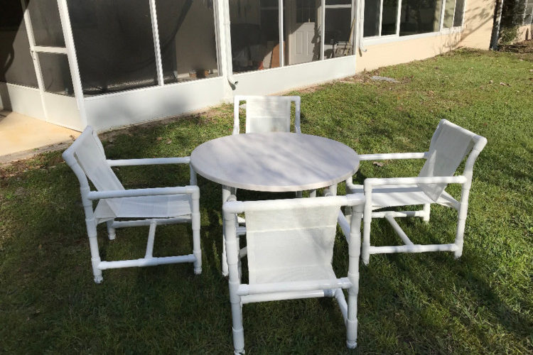 Pvc Pipe Patio Set