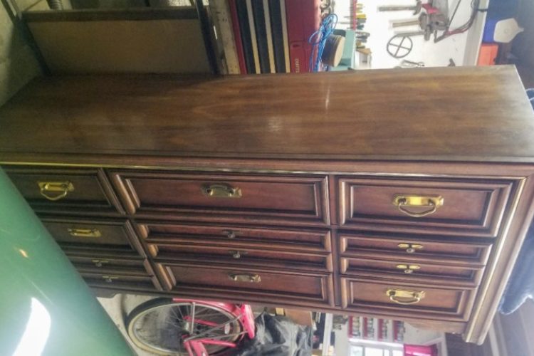 Triple Dresser With Mirror By Dixie