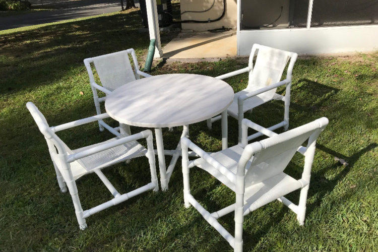 Pvc Pipe Patio Set