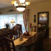 Dark Wood Oval Fining Set with 6 chairs Dark Wood Oval Fining Set with 6 chairs