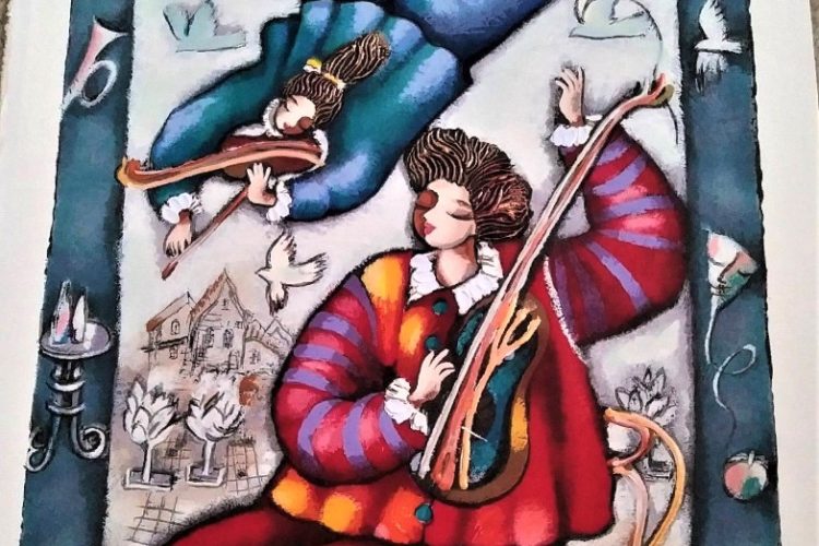 Michael Kachan String Duet Closeup Michael Kachan String Duet Closeup