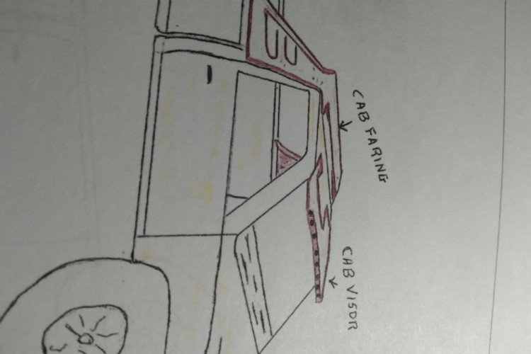 Truck Cab Fairing  (2)