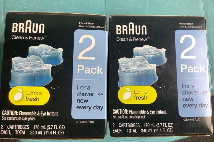 Braun shaver cleaning cartridges Braun shaver cleaning cartridges