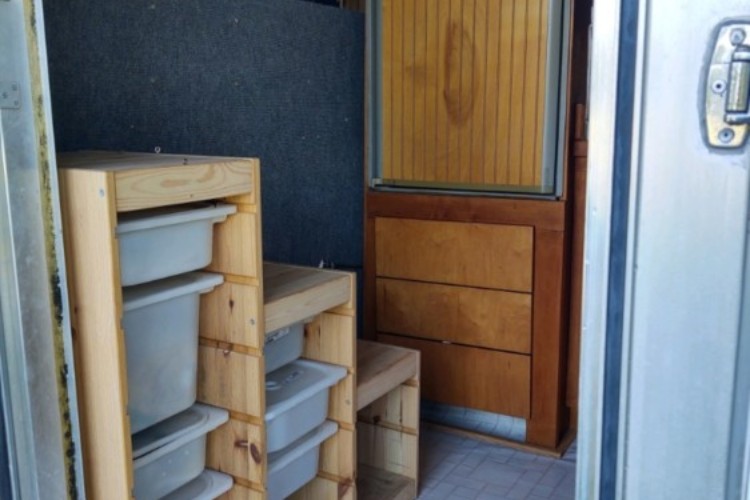 stairs to bunk with storage bins stairs to bunk with storage bins