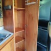 storage cabinet, 35 gal water tank behind shelves storage cabinet, 35 gal water tank behind shelves