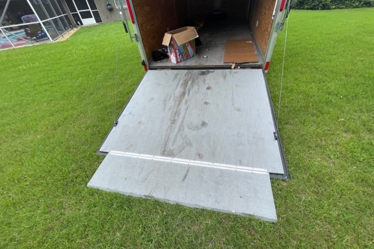 Fold down door Fold down door