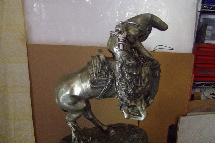 Remington RattleSnake Statue 007 Remington RattleSnake Statue 007
