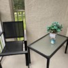 Patio Chair and Tempered Glass Table Patio Chair and Tempered Glass Table