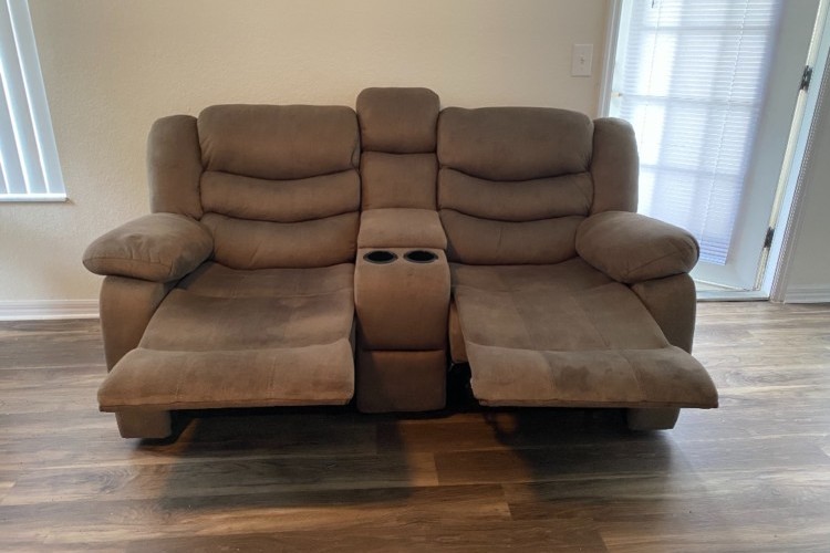 2 Seat Gray Reclining Sofa 2 Seat Gray Reclining Sofa