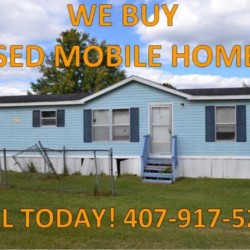 We Buy Mobile Homes 4079175202