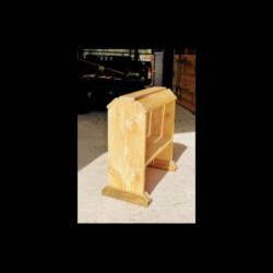 Saddle Rack - Wooden w/Shelf
