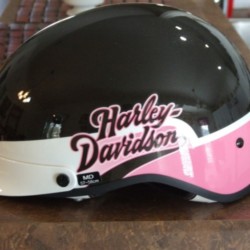 Ladies Harley Davidson 1/2 Helmet. Like new.