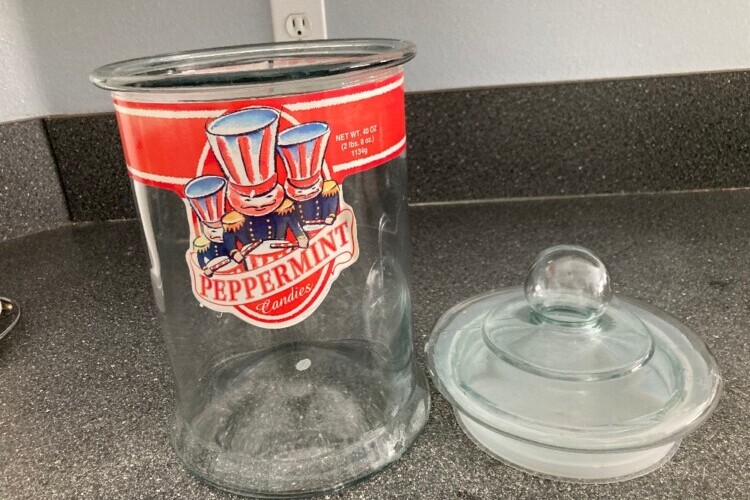 Vintage candy jar