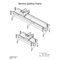Bernina quilting frame