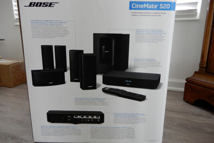 resultat Græsse Retouch Bose CineMate 520 sound system