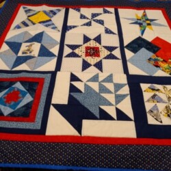 quilted Sampler throw