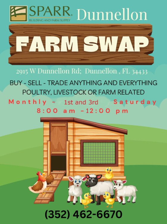 Dunnellon SPARR Building and Farm Supply Farm Swaps Ocala4Sale Buy