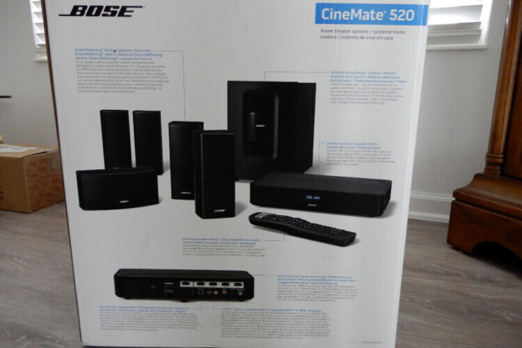 Bose CineMate 520 sound, stereo, system