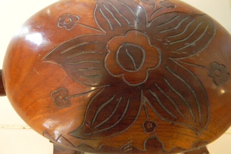 hand carved Wooden Turtle