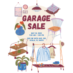 Retro Vintage Garage Sale Flyer (1)