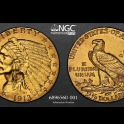 NGC 1913 $2.50 Gold Indian Head