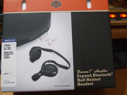 Harley Bluetooth Wireless Boom! Half Helmet Headset