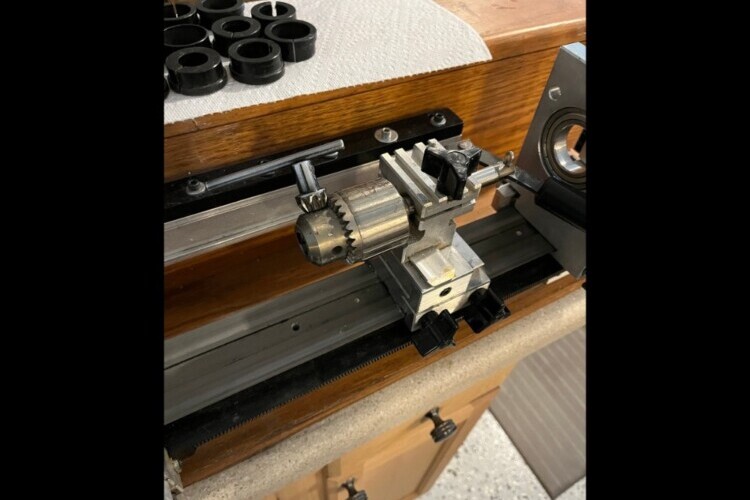 DELUXE CUESMITH CUE LATHE WITH UPGRADES AND ACCESSORIES