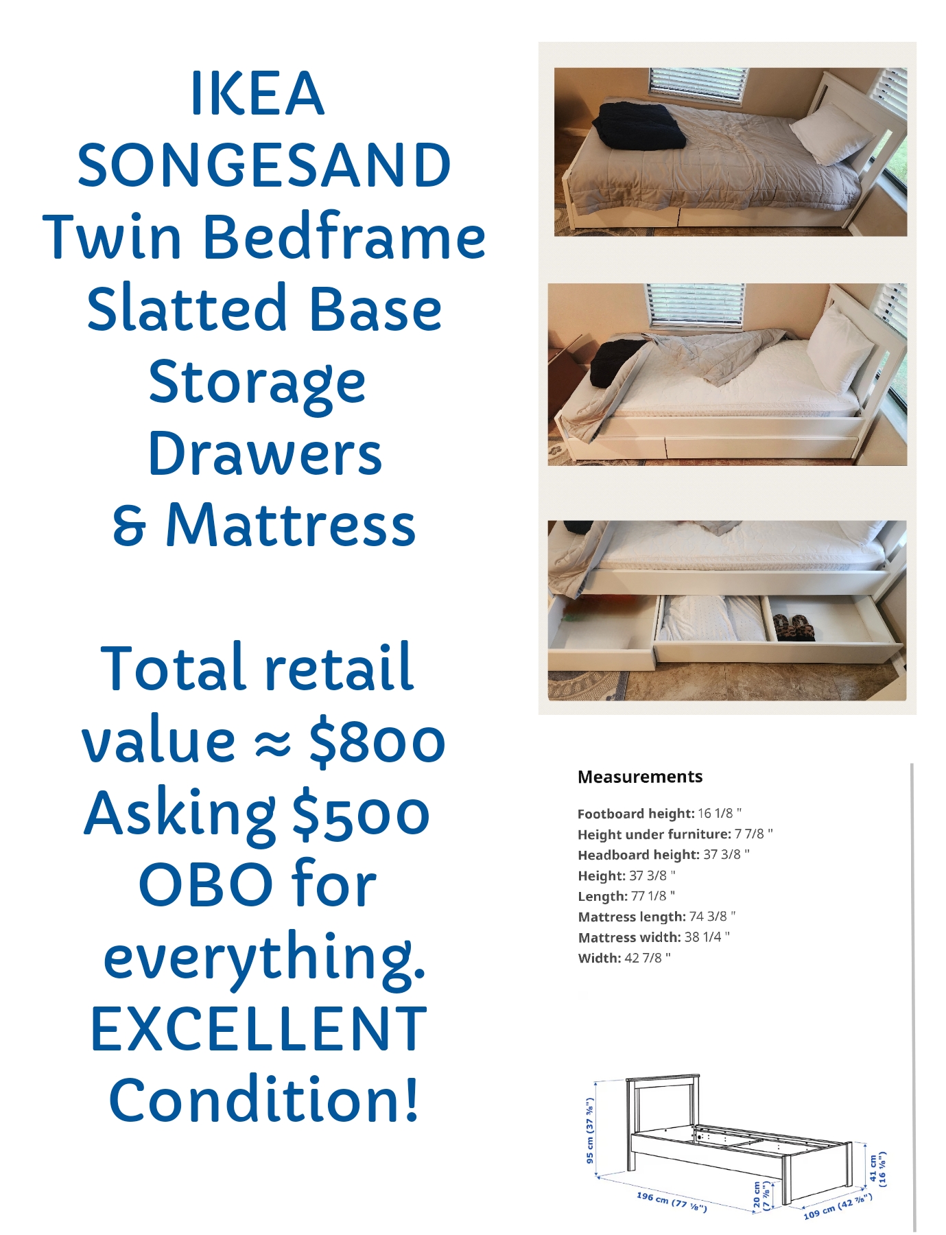 IKEA twin bed Ocala4Sale Buy & Sell in Ocala, FL