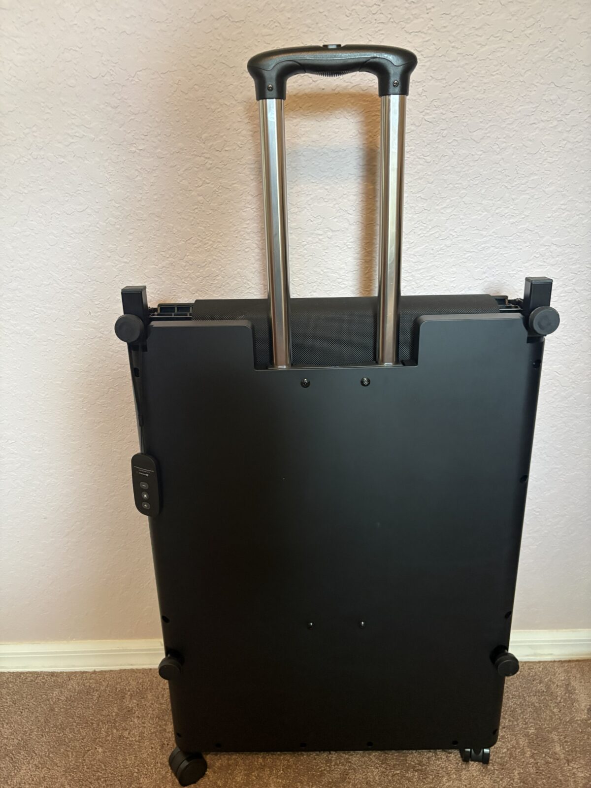 DeerRun Treadmill Closed with handle showing
