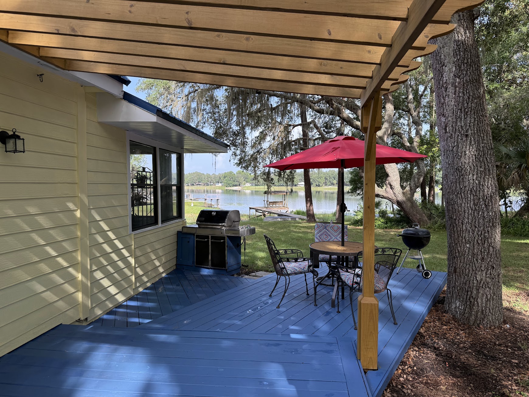 Deck with Grill and Lake View