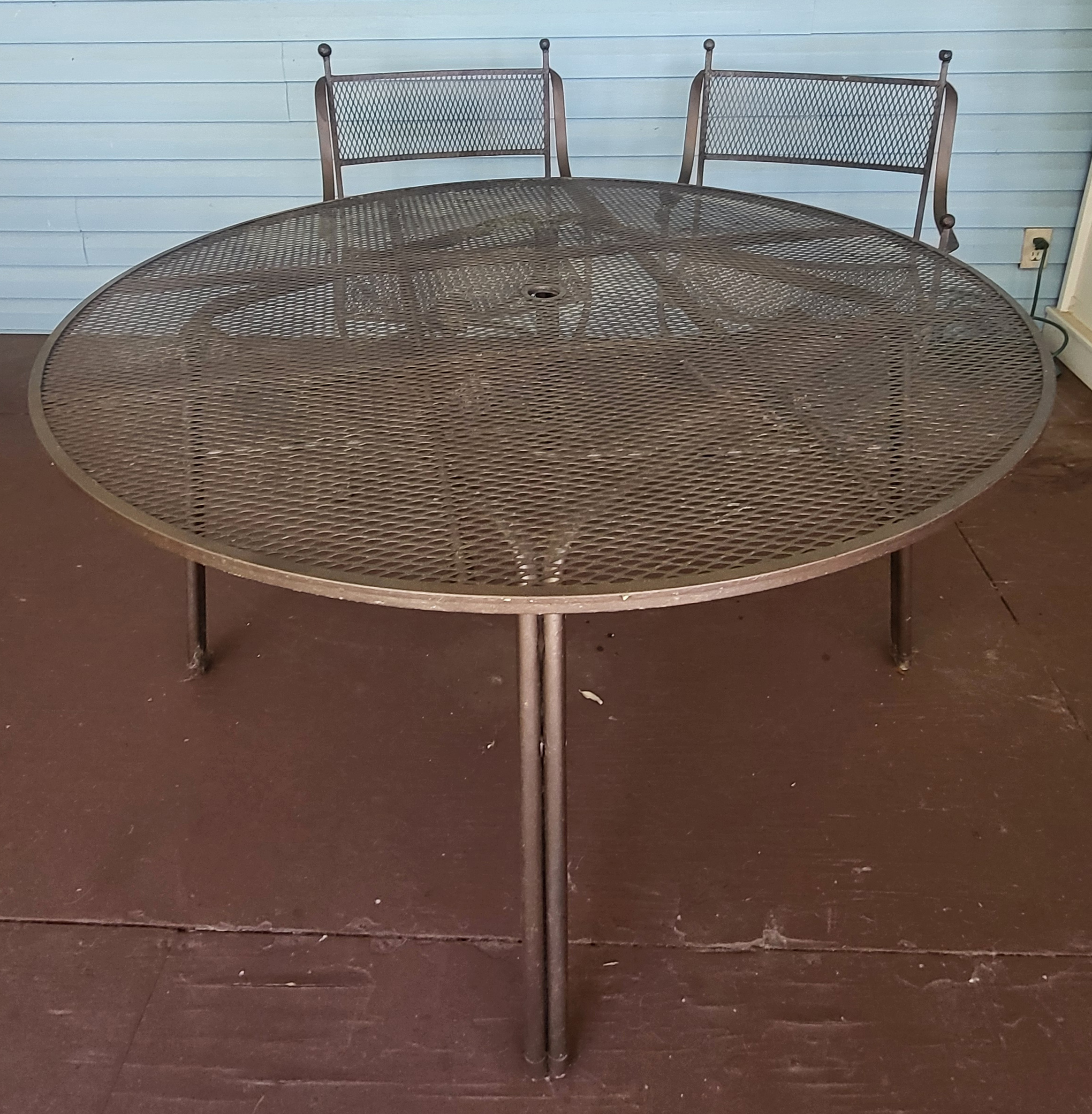 Iron Chairs + (6)