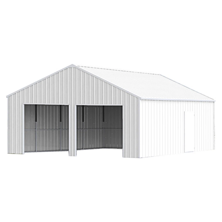 33FT+X+25FT+Metal+Garage+Barn+Storage+Shed+With+Dual+Doors-125847344-125847345